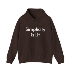 Simplicity is Lit - Hooded Sweatshirt